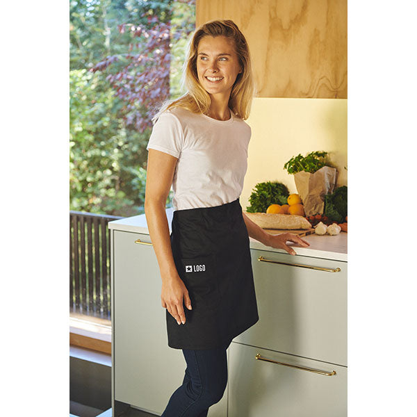 Promotional Neutral Fairtrade Organic Cotton Cafe Apron