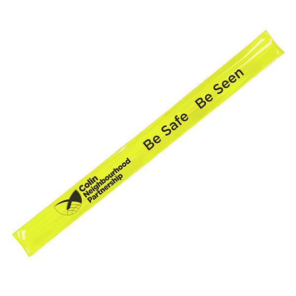 Reflective Slap Bands - Spot Colour