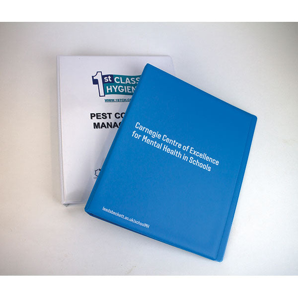 Promotional A4 PVC Over Board Ring Binder - Spot Colour
