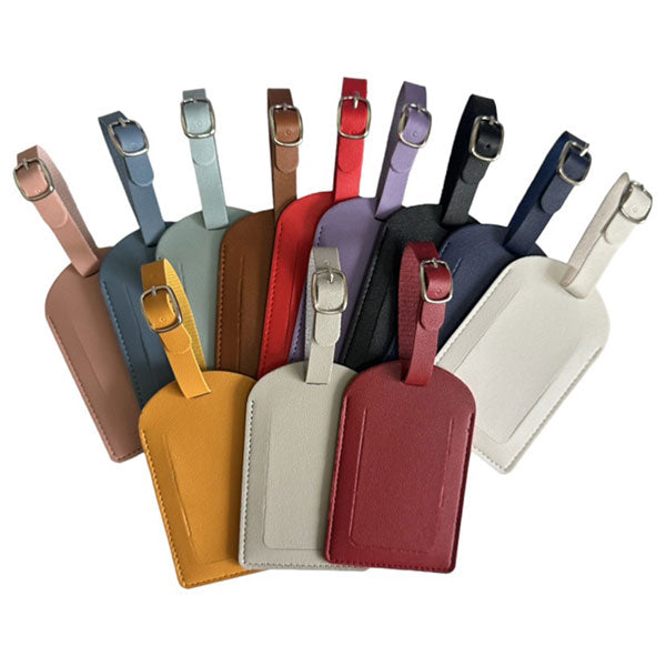 PU Luggage Tag - Spot Colour