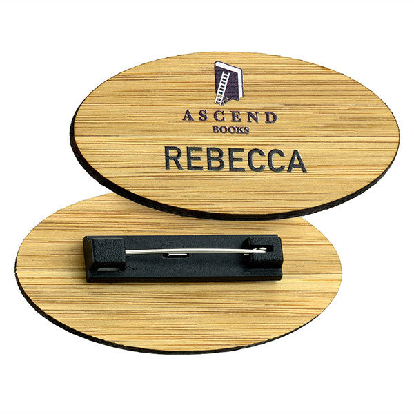 Promotional MOSO Bamboo Name Badge