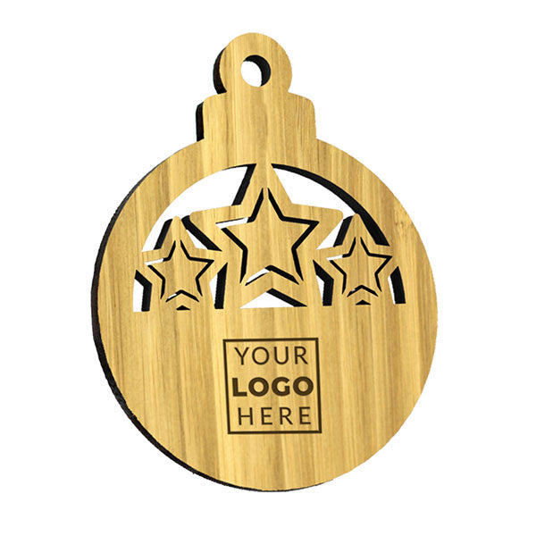 Moso Bamboo Christmas Bauble