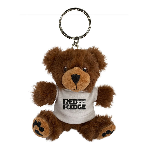 Promotional George Bear Key Ring With White T-Shirt