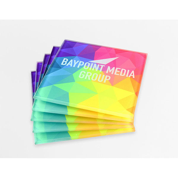 Promotional Dye Sublimated Glass Coaster