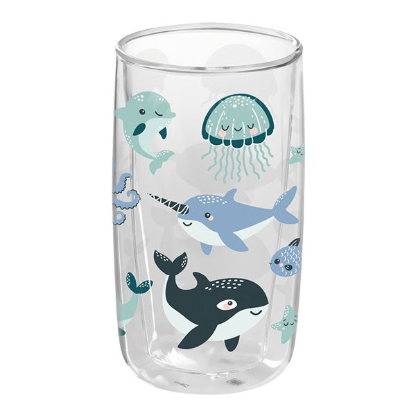 Chili Calypso Double Walled Drinking Glass - 330ml - Full Colour