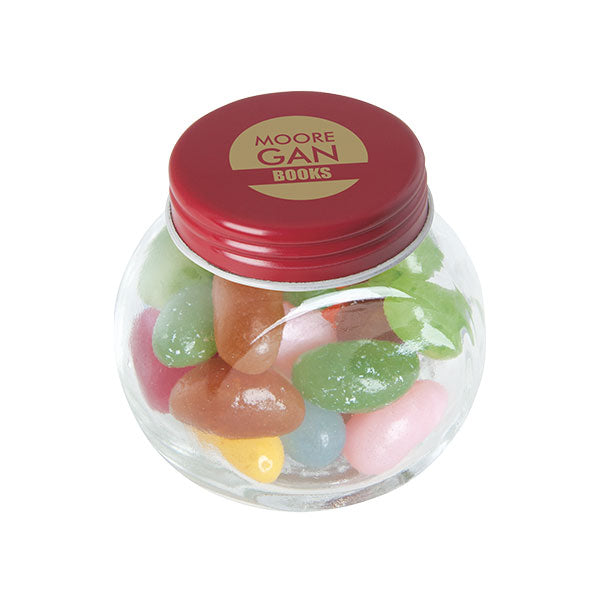 Glass Candy Jar - Spot Colour