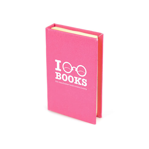Promotional Small Hard Back Sticky Notebook - Spot Colour
