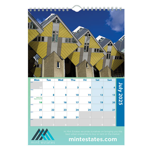 Promotional A4 Portrait Wall Calendar