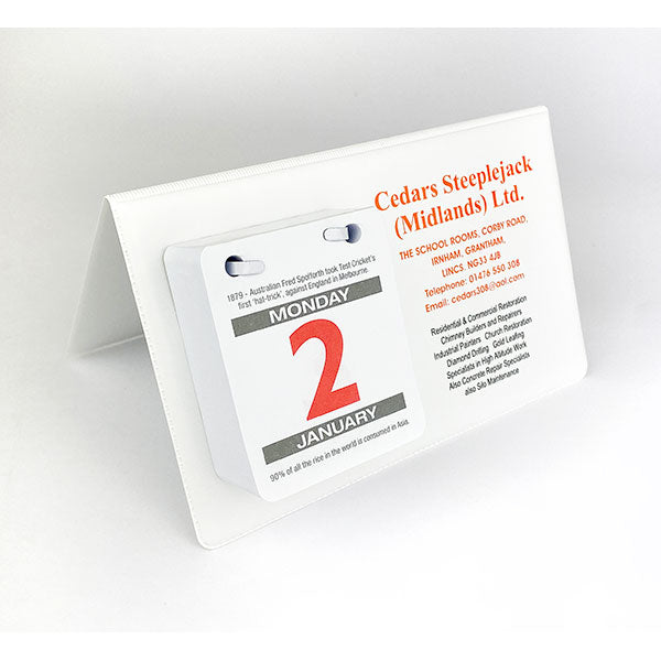 Eco Easel Desk Calandar and Motto Pad - 1 Colour