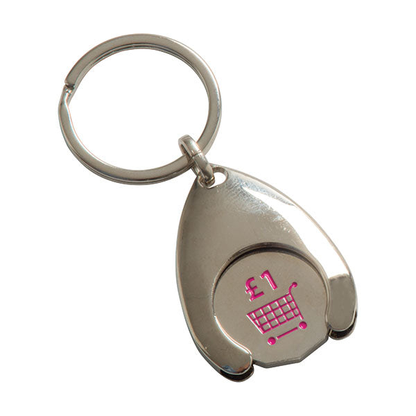 Pound coin keyring on sale