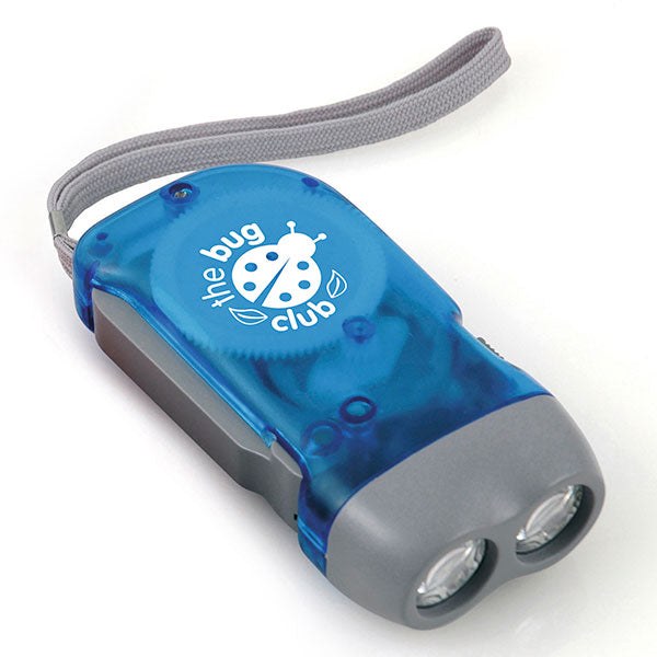 Promotional Beech Dynamo Torch - Spot Colour