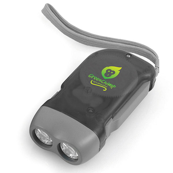Promotional Beech Dynamo Torch - Full Colour