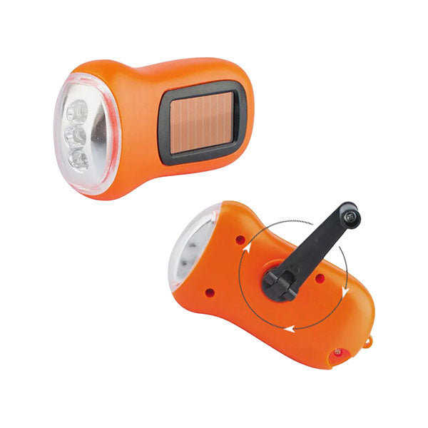 Wind Up Solar Torch