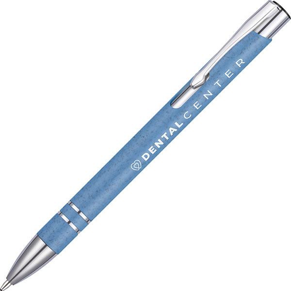Promotional Electra Wheatstraw Ballpen - Spot Colour