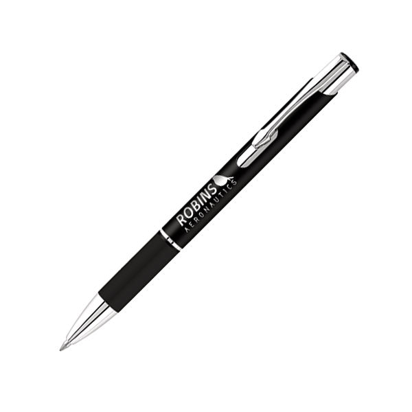 Promotional Electra Satin Grip Ballpen - Engraved