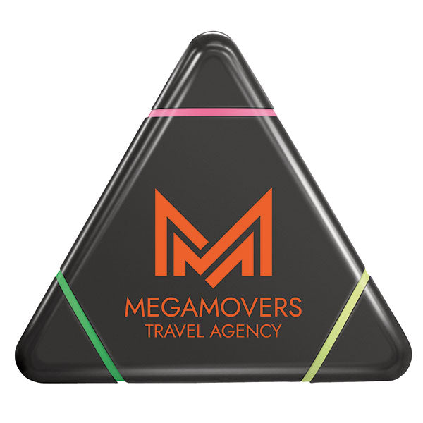 Promotional Triangular Highlighter - Spot Colour