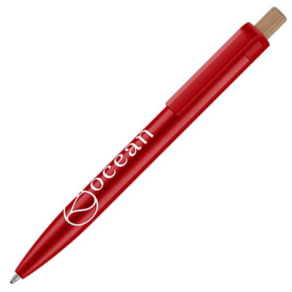 Eco Click Recycled Plastic Ballpen - Spot Colour