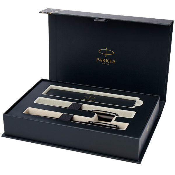 Parker IM Achromatic Duo Pen Set - Engraved