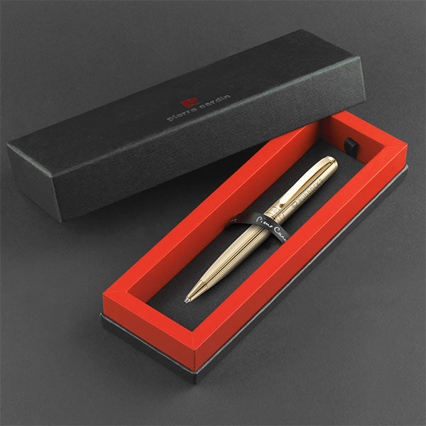 Pierre Cardin Lustrous Rollerpen With PB17 Box - Gold