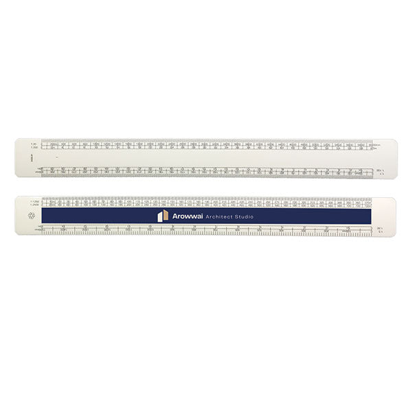 15cm Recycled Architect's Scale Rule - Full Colour
