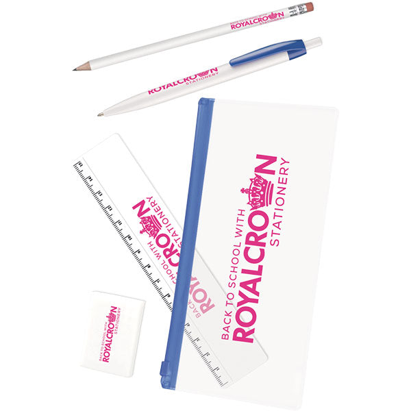 Transparent Pencil Case Set