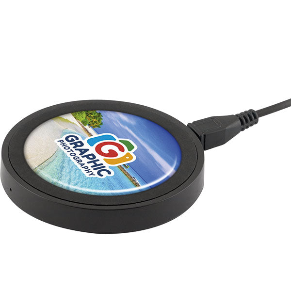Promotional Mirage Wireless Charger - Full Colour