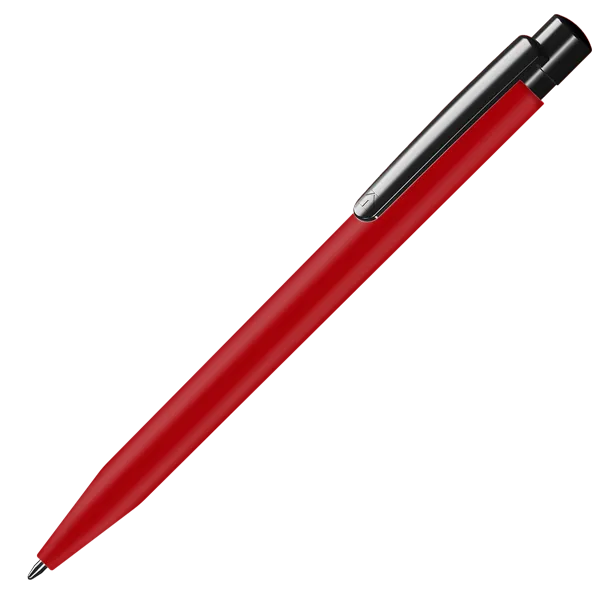 Promotional Supersaver Softfeel Ballpen - Spot Colour - Red