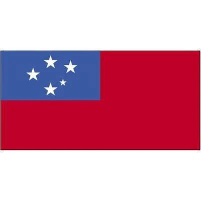 Samoa 1.52m x 0.91m (5ft x 3ft) Budget Display Flag