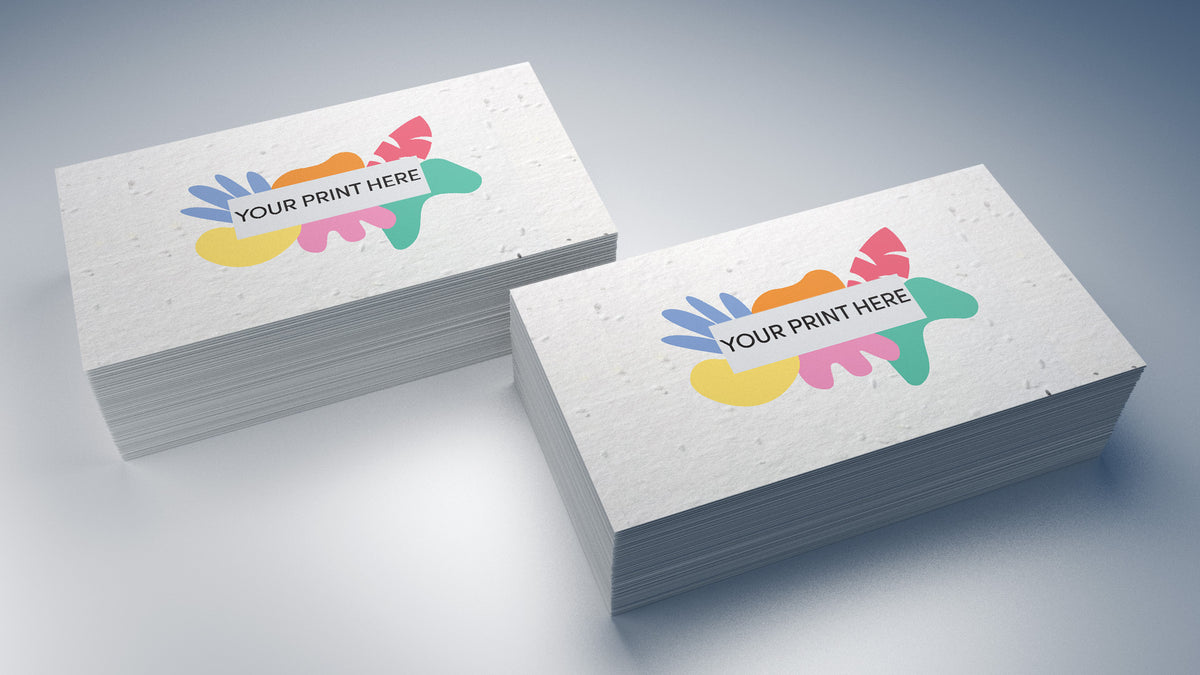 Seed Paper Business Card - Double Sided Print