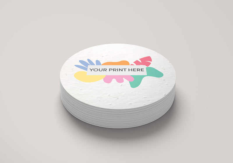 Seed Paper Coasters - Single Sided Print
