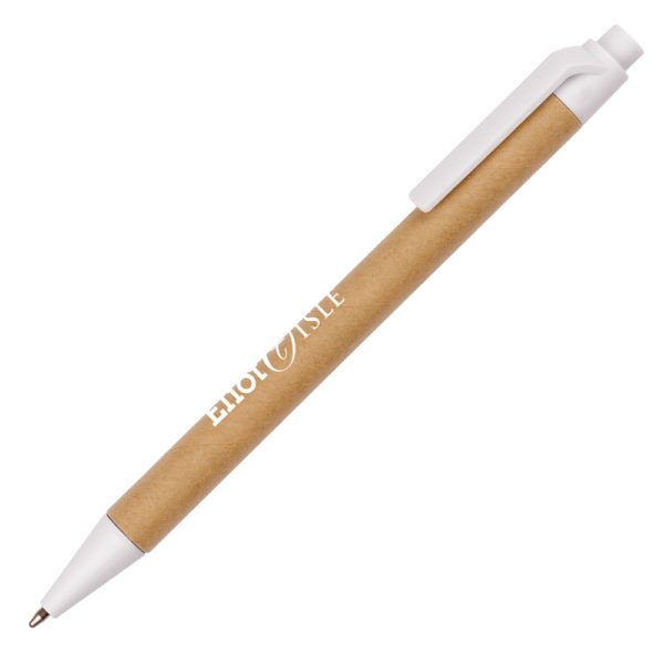 Promotional Hale Card Ballpen - White