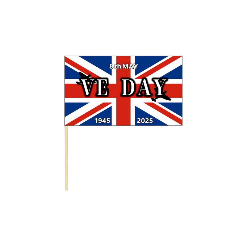 VE Day 2025 WW2 80th Anniversary Union Jack V E DAY - Foto 6