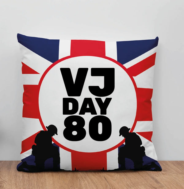 VJ Day 80 commemorative cushion - Design 2