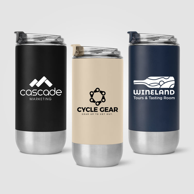 Glacier 475ml Stainless Steel Tumbler - 1 Colour Print