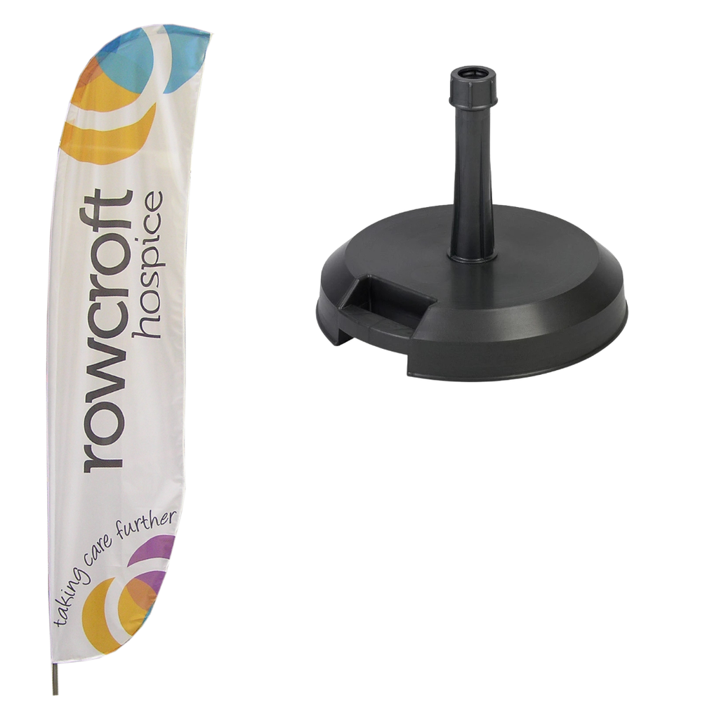 Medium Feather Flag with 18kg Base