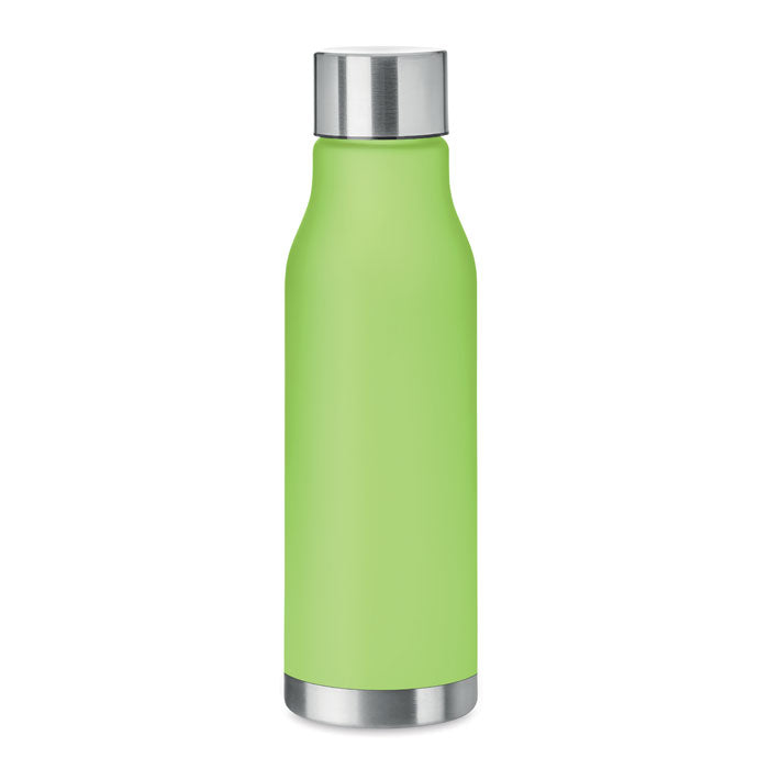 Promotional Glacier Frosted rPET Bottle 600ml - Spot Colour  Lime