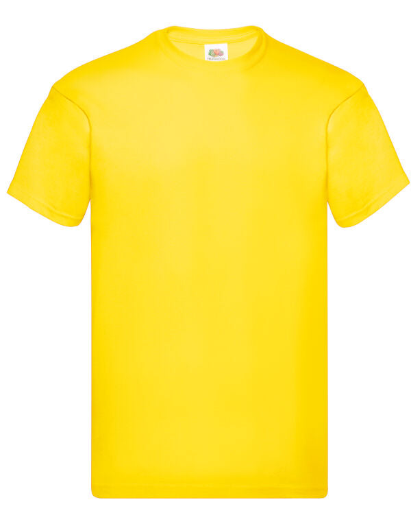 Promotional Fruit of the Loom Original T-Shirt - Yellow