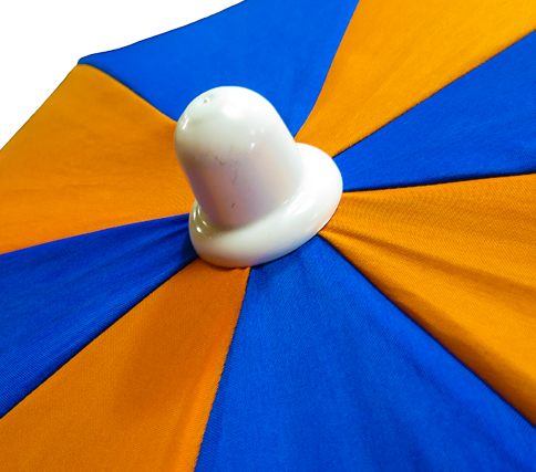 Custom printed garden parasol