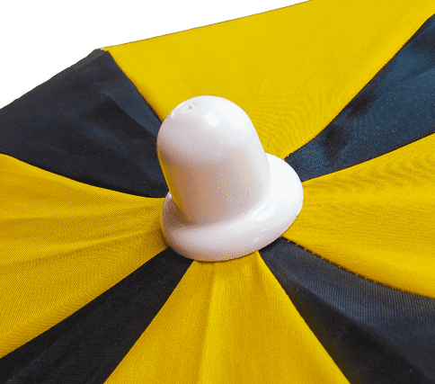 Classic square garden flagpole