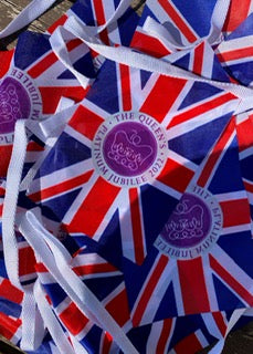 NOW IN STOCK! Fabric Queens Platinum Jubilee Bunting