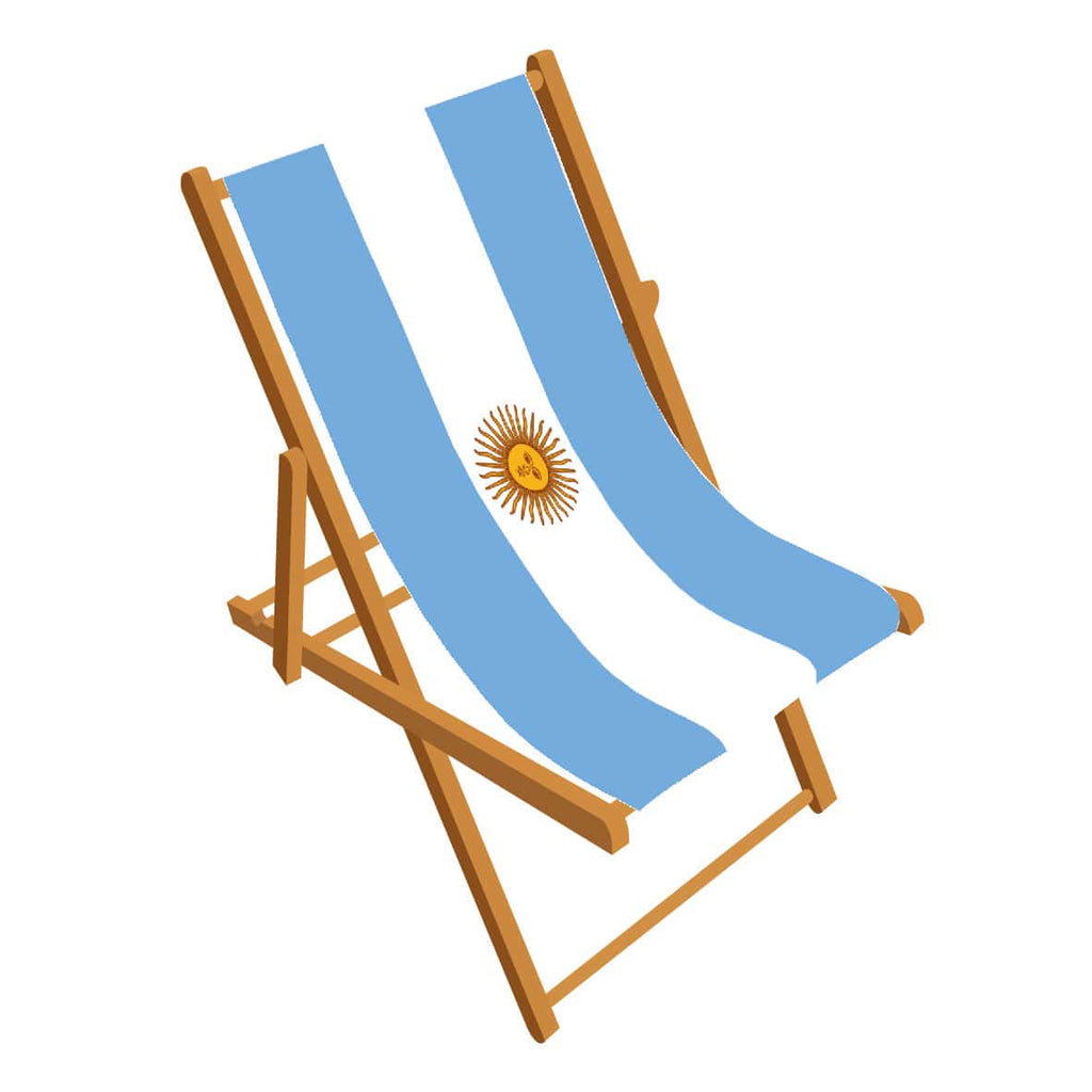 Argentina Flag Deckchair