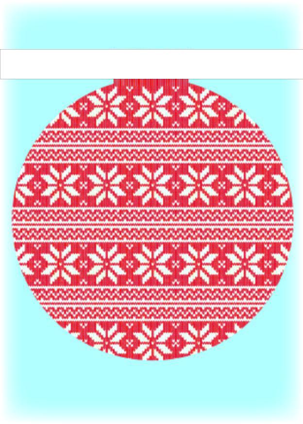 Christmas Bauble Bunting