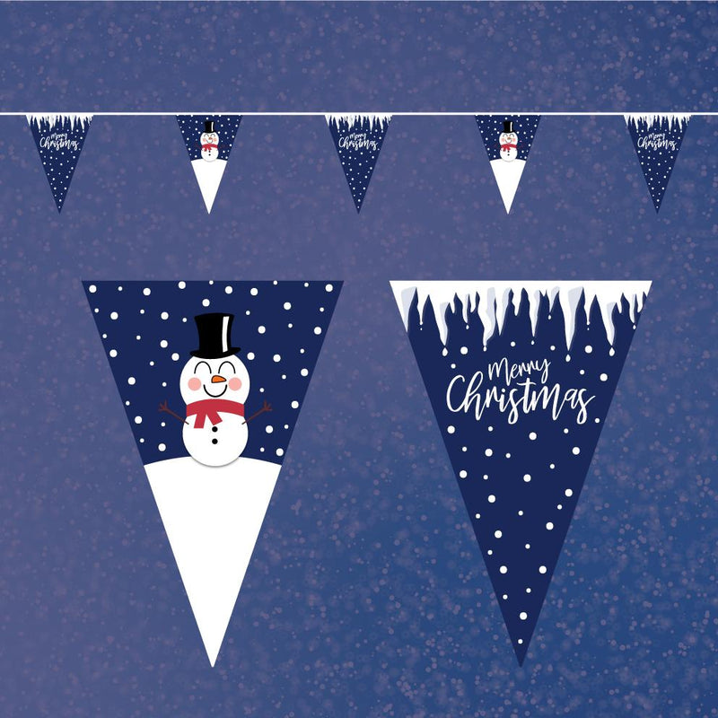 Christmas Snowman Bunting