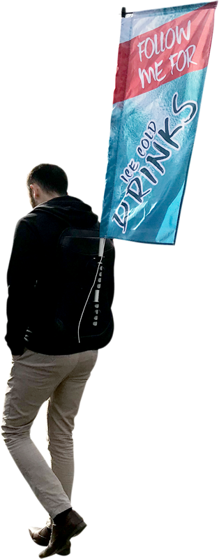 Backpack flag