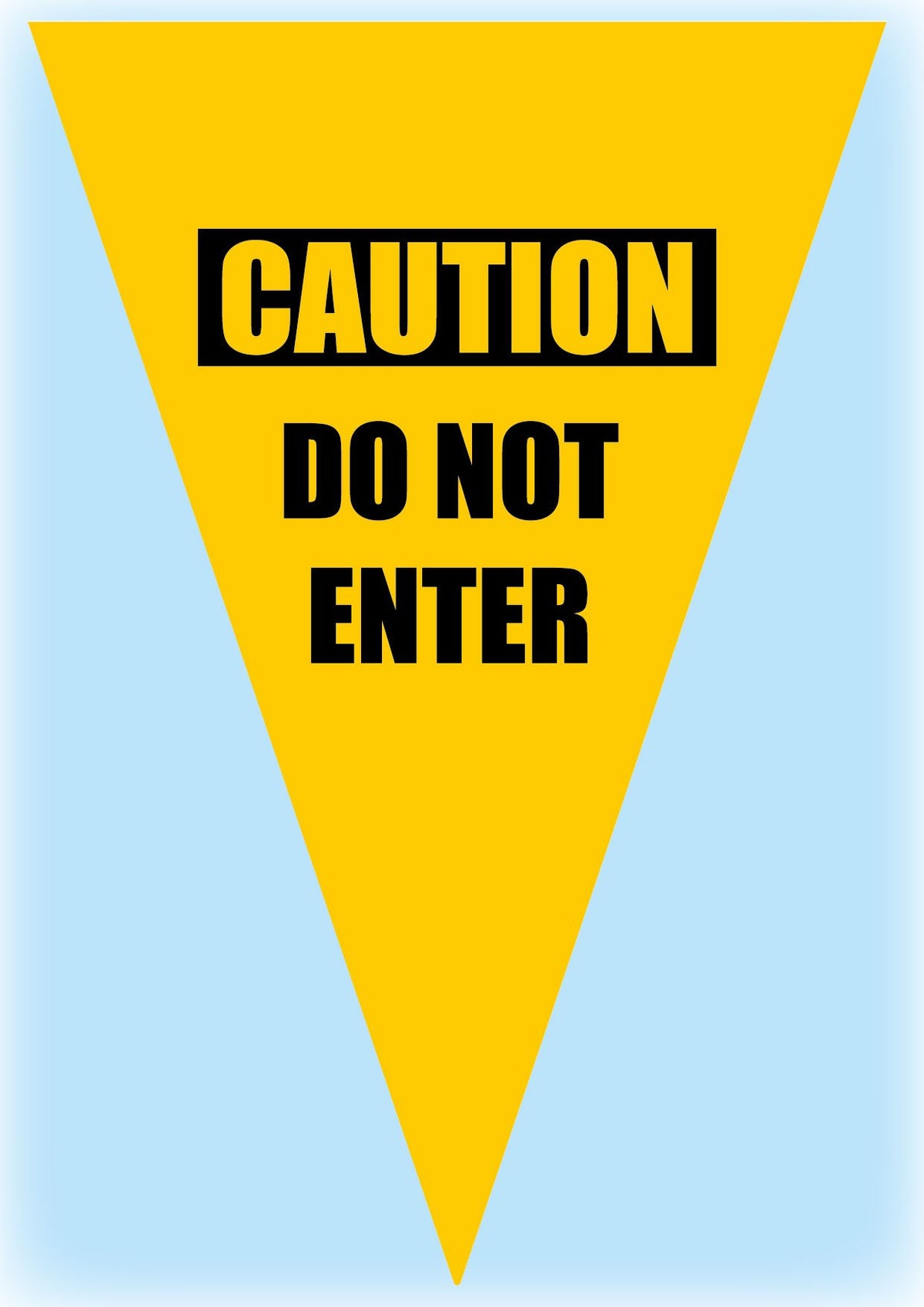 warning bunting