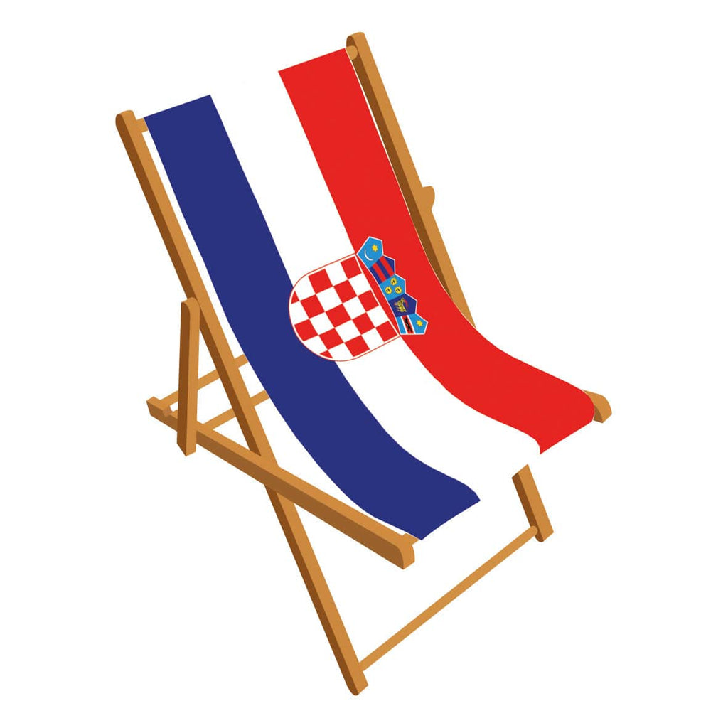 Croatia Flag Deckchair