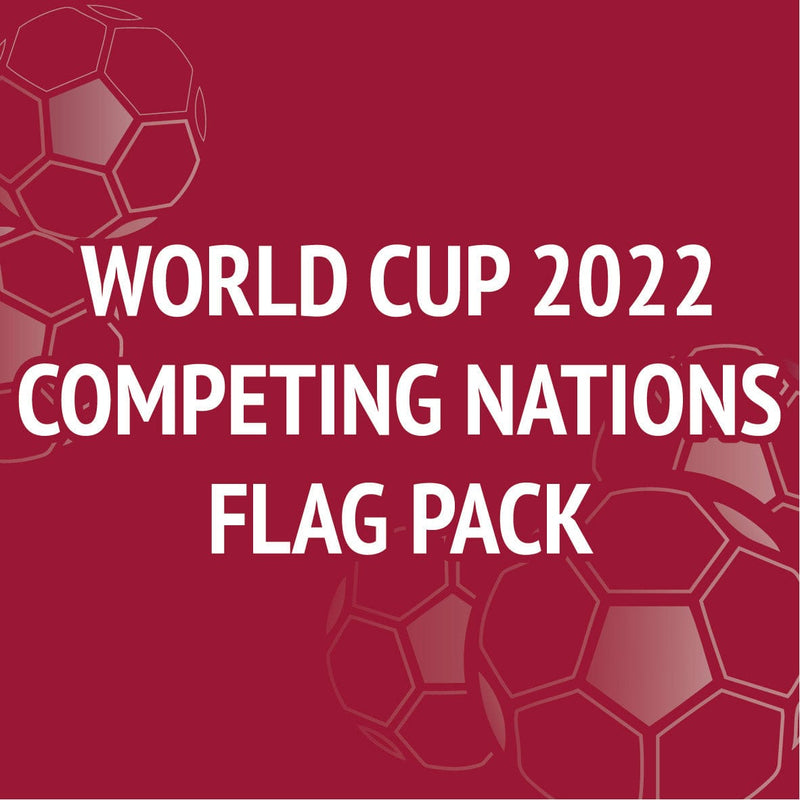 World Cup 2022 Flag pack - 5ft x 3ft Flags