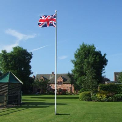 6m Deluxe Flagpole with External Halyard System