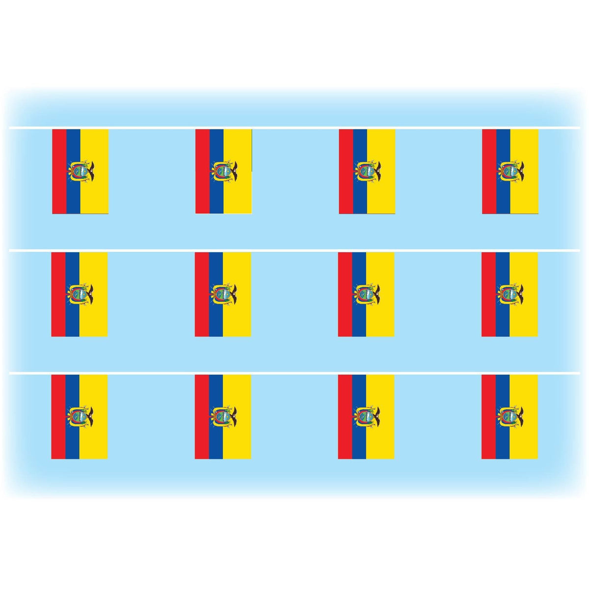 Ecuador flag bunting