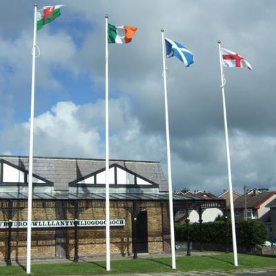 10 metre high flagpole